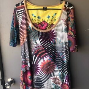 Colorful Floral Women's Top